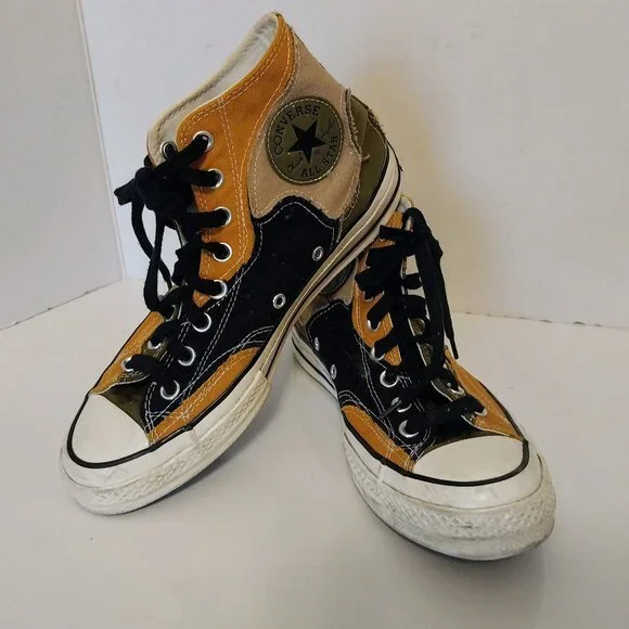 CONVERSE CHUCK TAYLOR CAMO PATCHWORK HIGH TOP M-7.5, W-9 - Picture 1 of 12